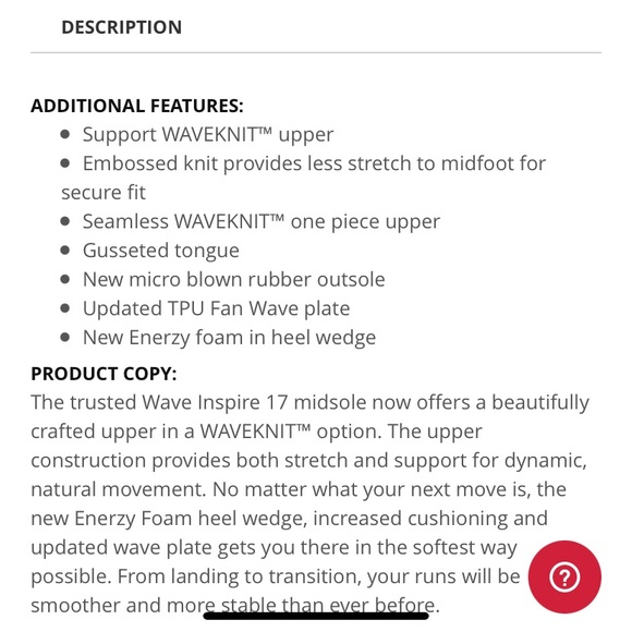 Mizuno Wave Inspire 17 Running Shoes - Picture 8 of 8